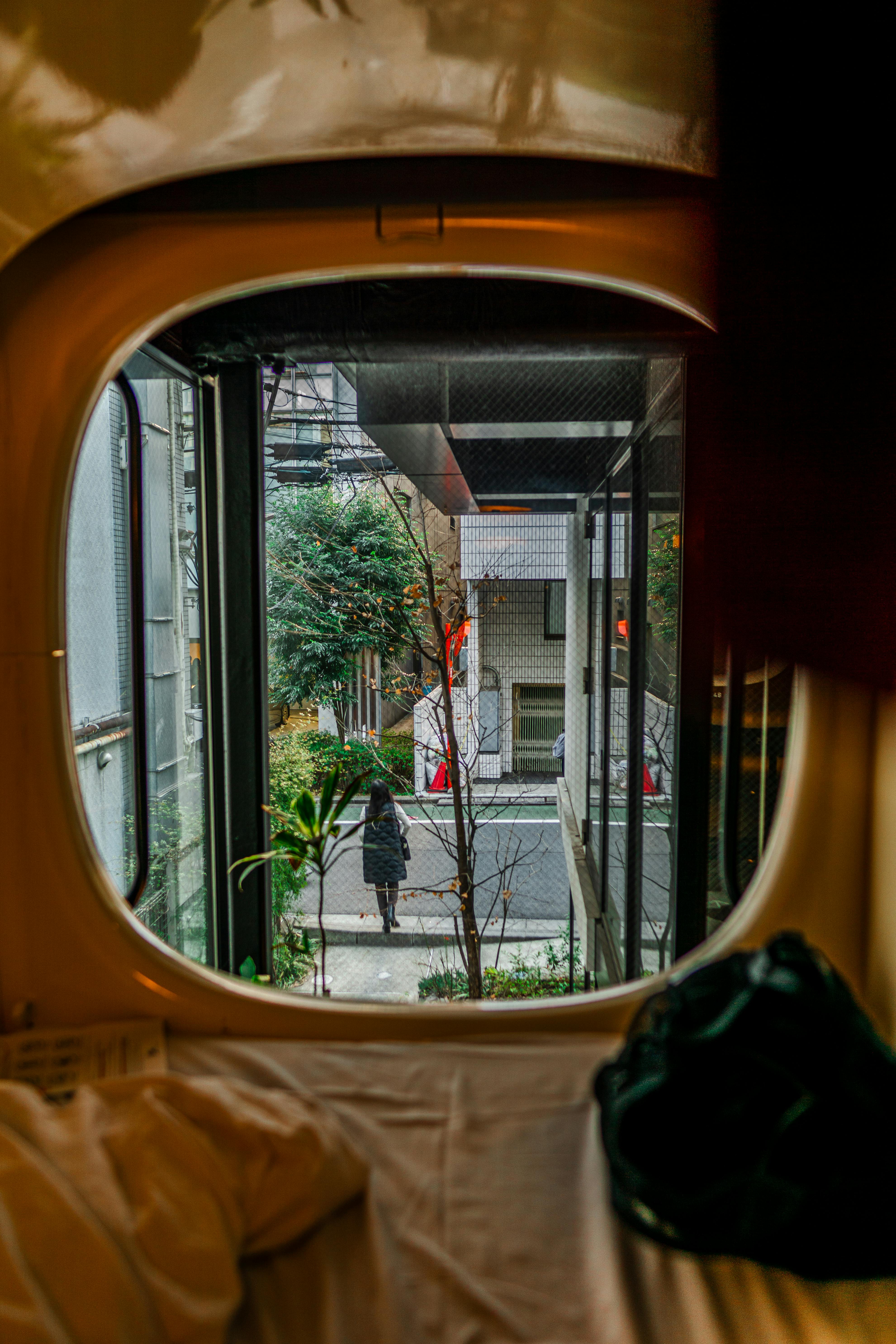 Capsule hotel interior